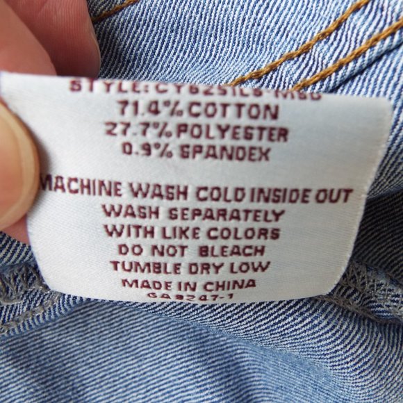 Girl's CHIQLE Distressed Cropped Jean Jacket (L) - Picture 9 of 13